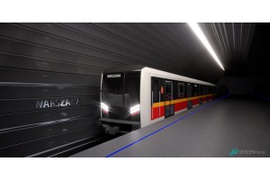 Die neue Warschauer U-Bahn von Škoda Transportation wird von Knorr-Bremse ausgerüstet.© Škoda Transportation a.s.